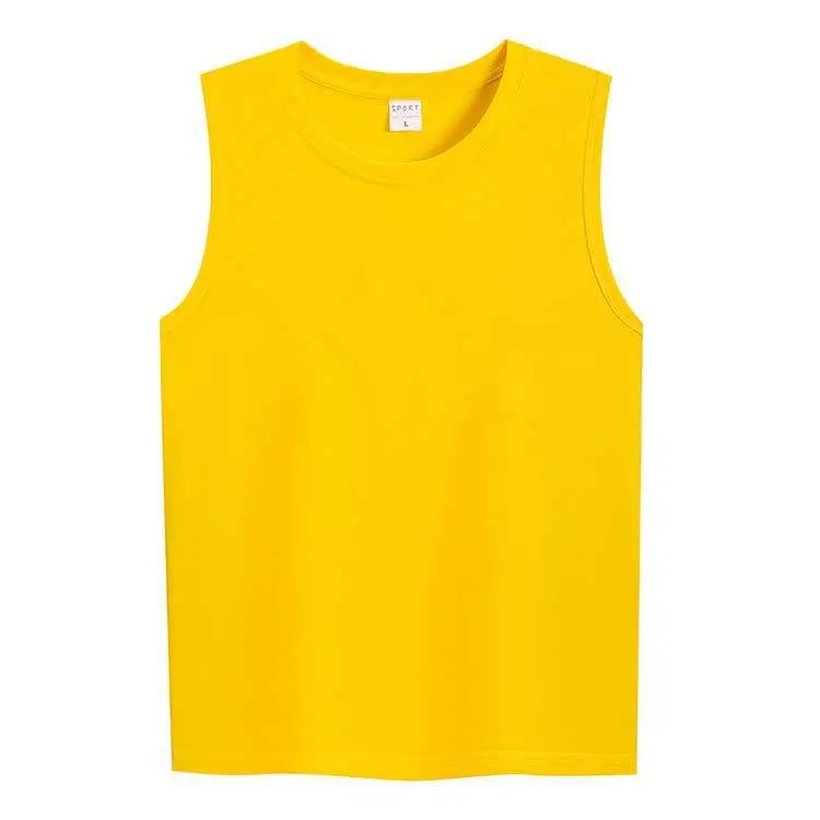 Men's Pure Cotton Sleeveless Vests White - Image 6