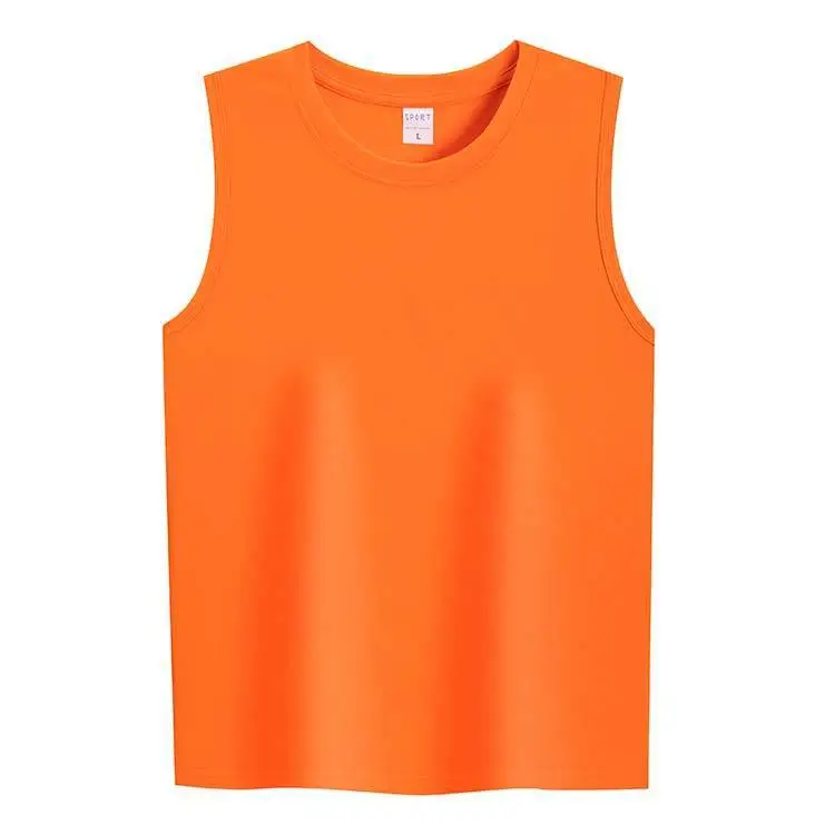 Men's Pure Cotton Sleeveless Vests White - Image 7