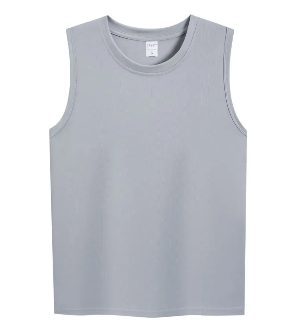 Men's Pure Cotton Sleeveless Vests White - Image 10