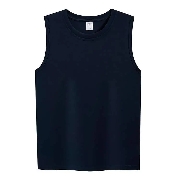 Men's Pure Cotton Sleeveless Vests White - Image 13