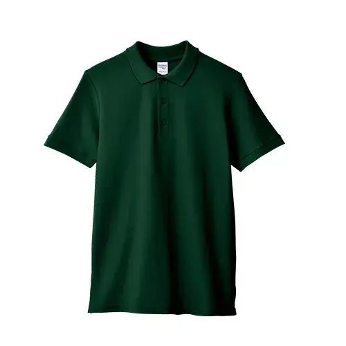 Blue Cotton Polo T-Shirt Gildan Brand