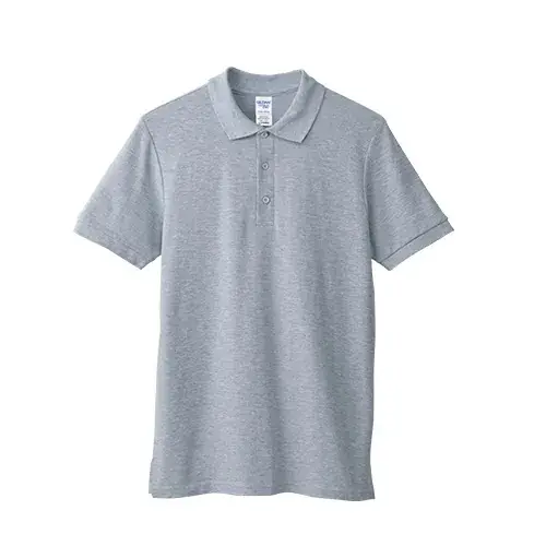 Blue Cotton Polo T-Shirt Gildan Brand