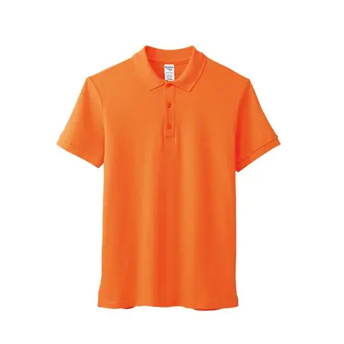 Blue Cotton Polo T-Shirt Gildan Brand