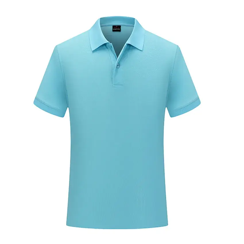 Orange Cotton Polo T-Shirt Short Sleeve Work Class Uniform