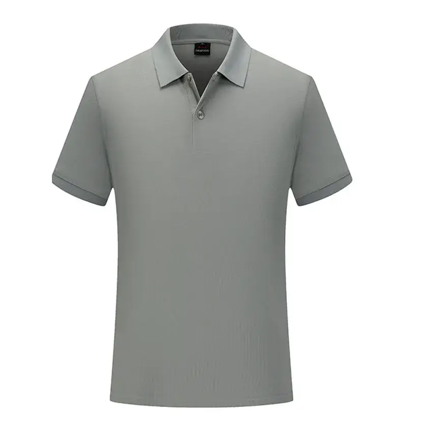 Orange Cotton Polo T-Shirt Short Sleeve Work Class Uniform
