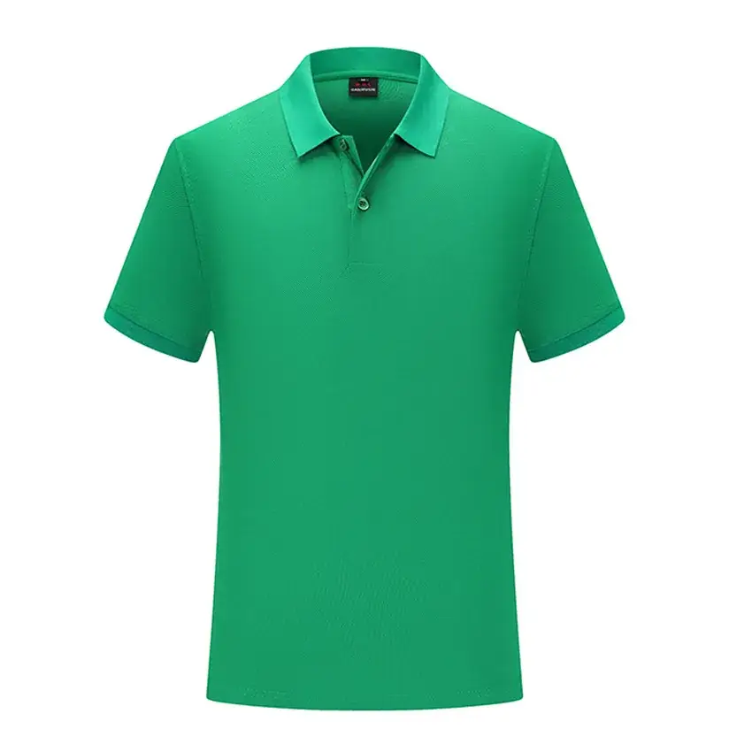 Orange Cotton Polo T-Shirt Short Sleeve Work Class Uniform