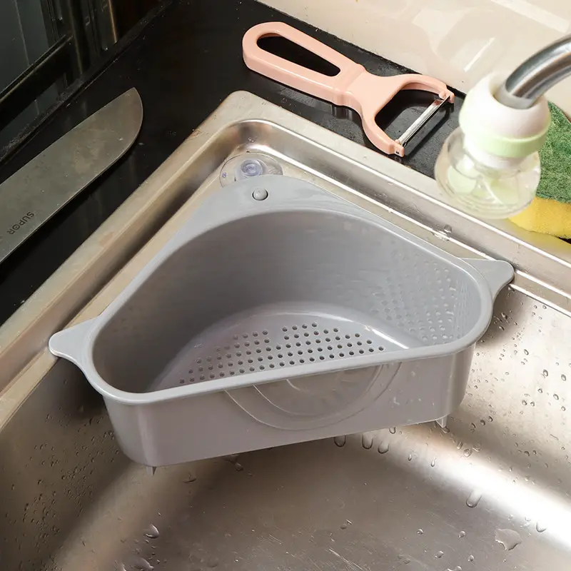 Kitchen Sink Triangle Drain Basket for Water Filter - Image 2