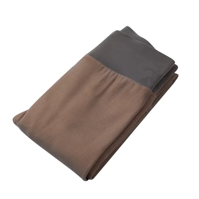 Grey Transparent Mesh Leggings Large Women Spring Autumn