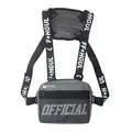 Tactical Crossbody Bag Orange Black Multi-Functional - Image 4