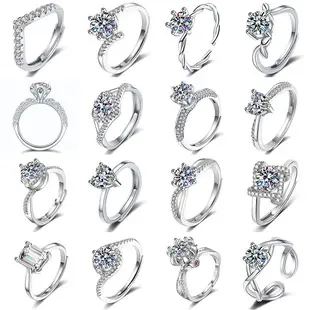 Classic Six Claw Zircon Open Ring for Women — feature 2