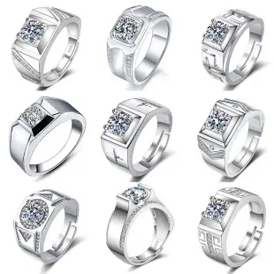 Classic Six Claw Zircon Open Ring for Women — feature 3