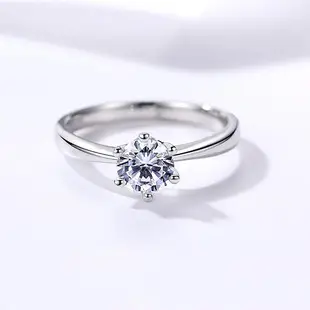 Classic Six Claw Zircon Open Ring for Women — feature 7