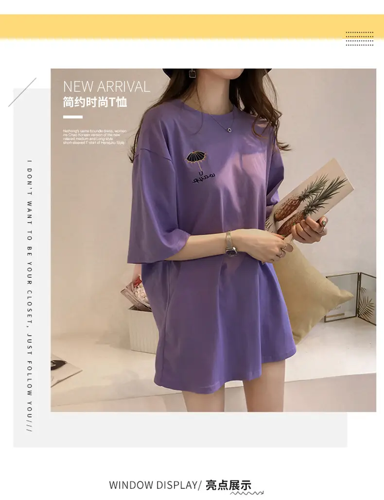 2025 Women Embroidered T-Shirt Black Short Sleeve — feature 2