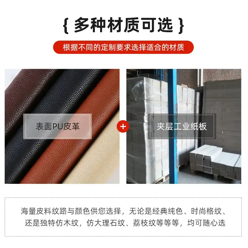 In-Stock Pu Leather Cashier Casher Folder with Printing