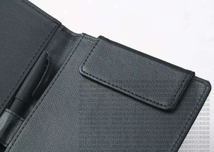 In-Stock Pu Leather Cashier Casher Folder with Printing — feature 5