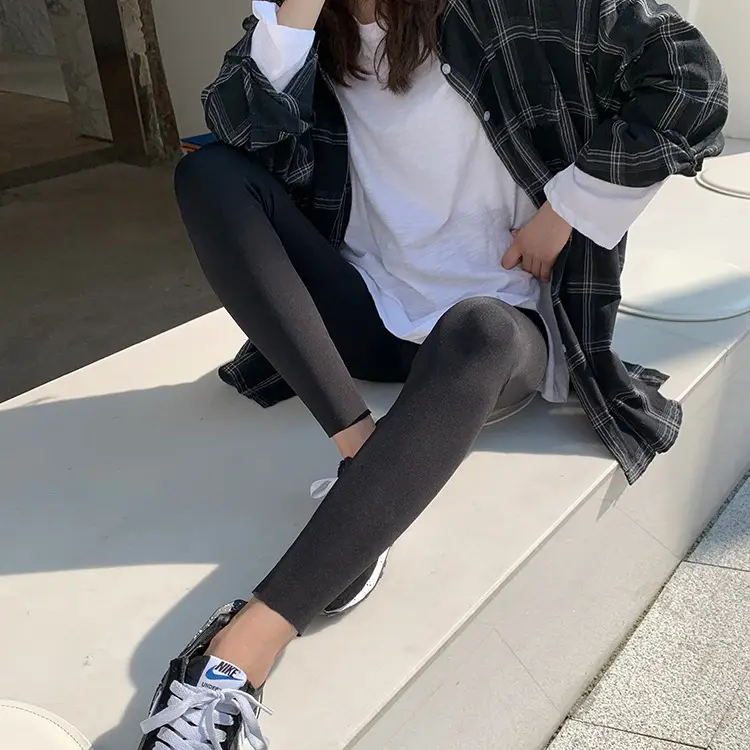 Black Slimming Leggings Women Spring Wear 2023 - Image 6
