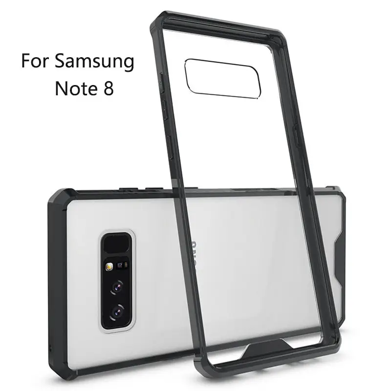 Samsung Note 10 9 20 Ultra Phone Case Transparent Two-In-One Acrylic Anti-Drop - Image 4