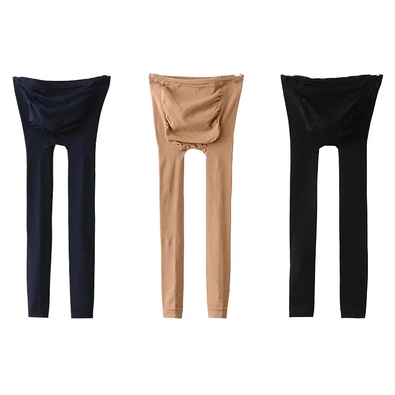 Pregnant Women's Black Leggings Stockings 320D - Image 29