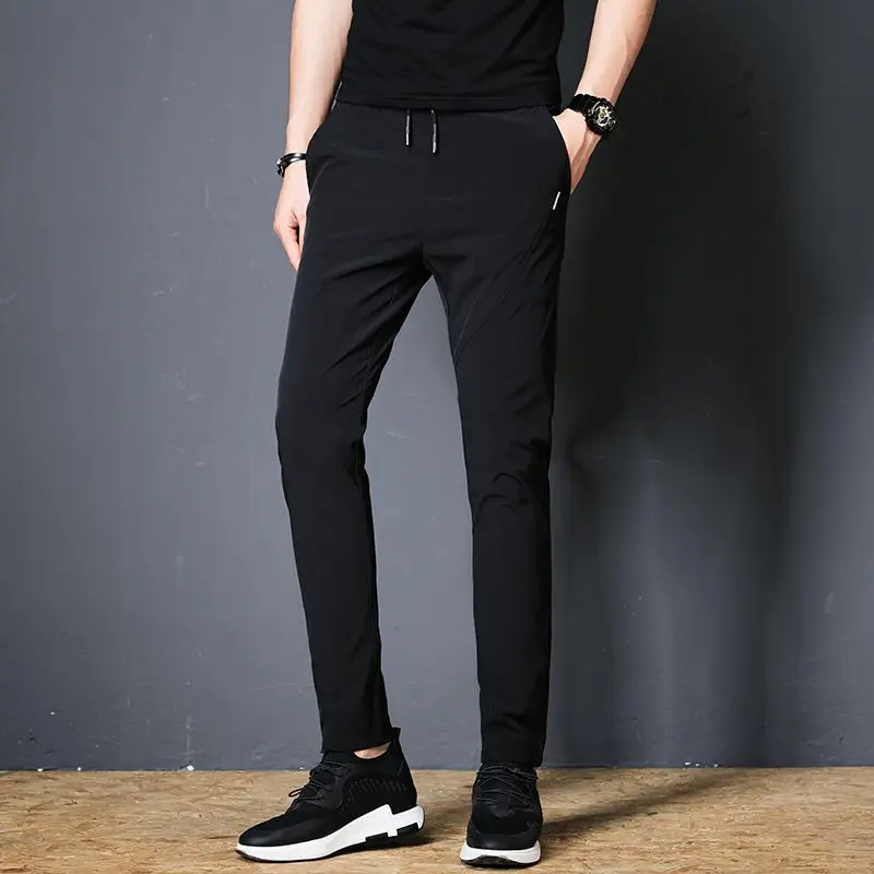 Fashion Men Black Sweatpants 2020 Summer Casual