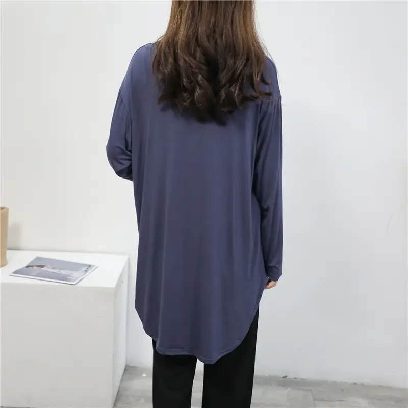 Women Blue Modal Sun Protection Coat Long Sleeve — feature 29