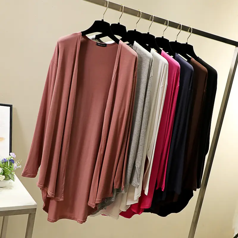 Women Blue Modal Sun Protection Coat Long Sleeve — feature 30