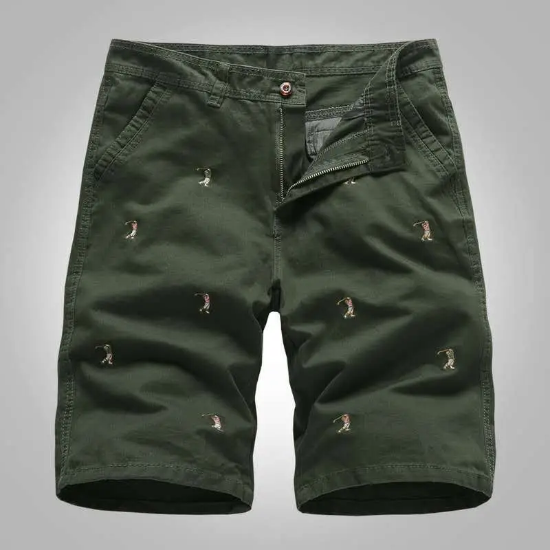 Men's Summer Cotton Shorts Beige 5-Pc Set - Image 7