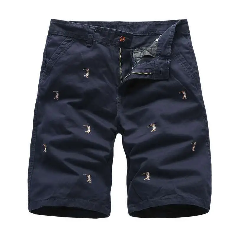 Men's Summer Cotton Shorts Beige 5-Pc Set - Image 8