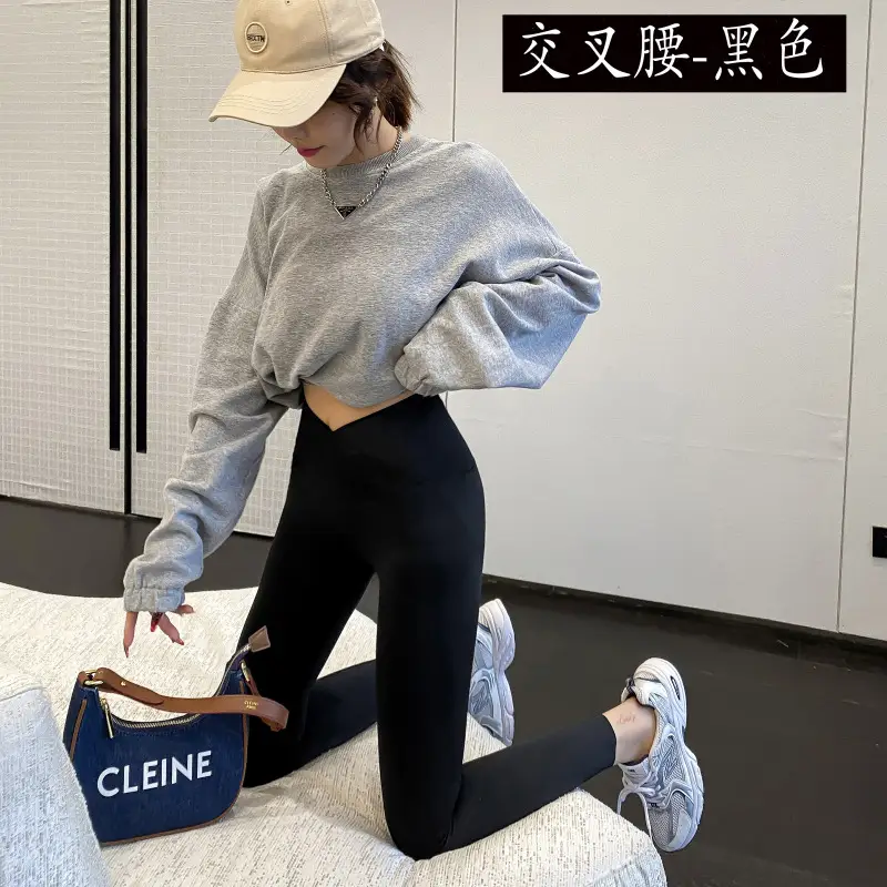 Traceless Barbie Pants Cross Waist Slim Fit Women - Image 8