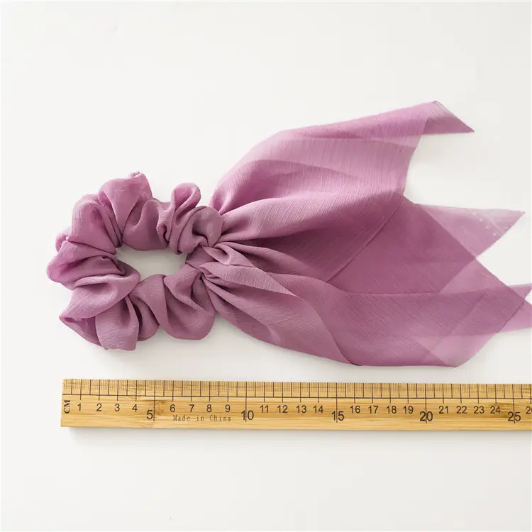 Light Blue Chiffon Bow Ribbon for Women