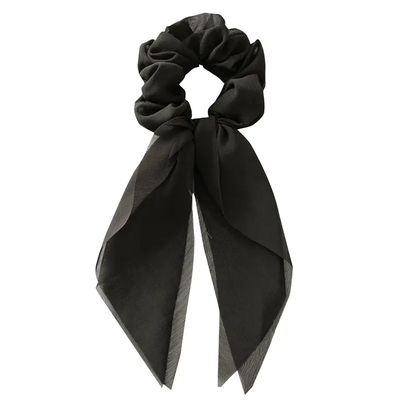 Light Blue Chiffon Bow Ribbon for Women