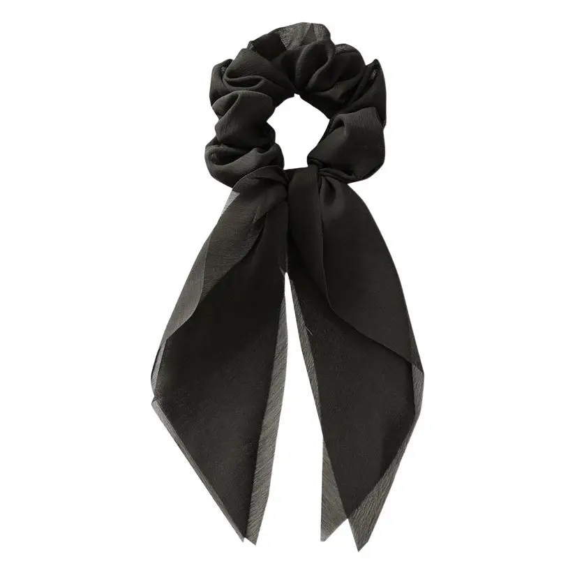 Light Blue Chiffon Bow Ribbon for Women