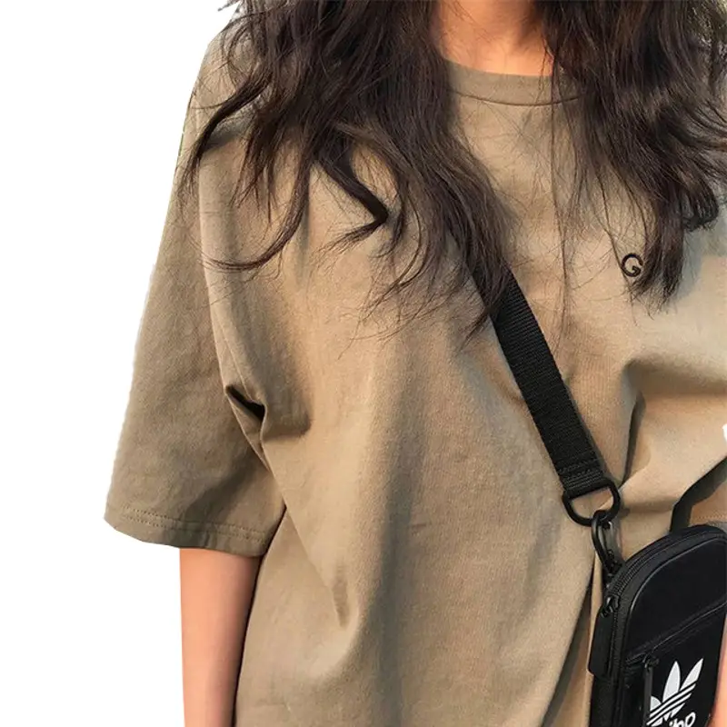 2025 Summer Women's Green Embroidered T-Shirt - Image 7