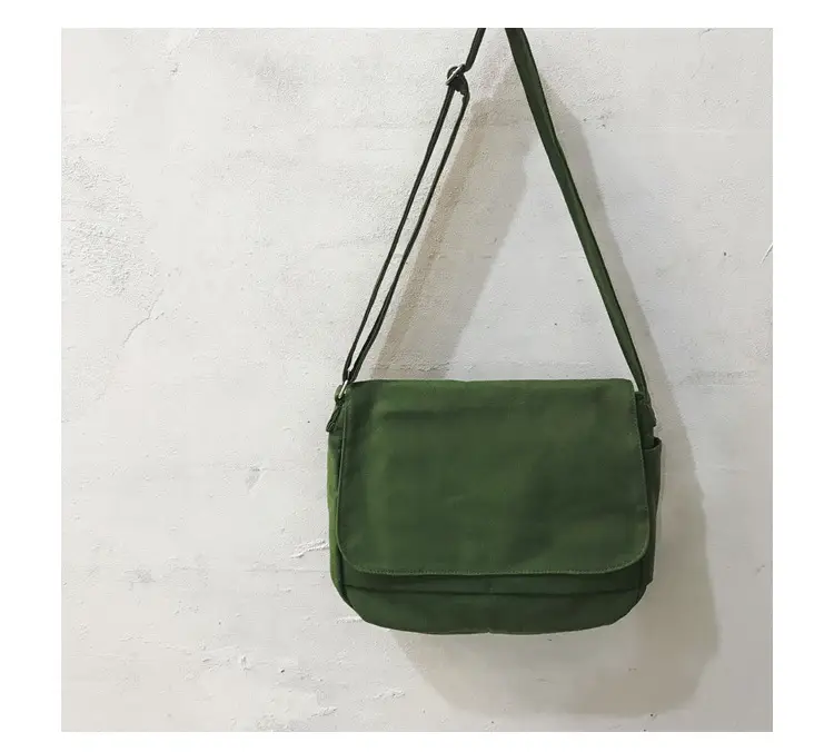 Black Canvas Satchel Bag for Men — feature 71