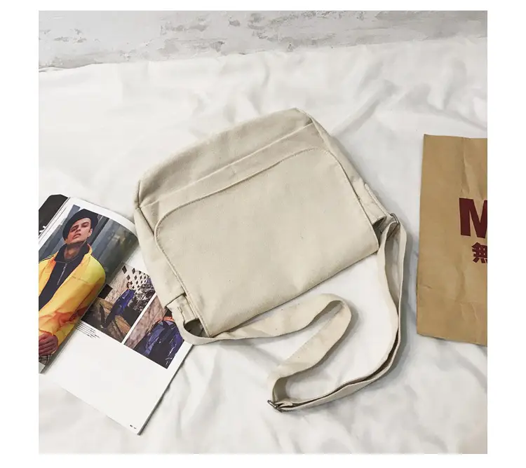 Black Canvas Satchel Bag for Men — feature 80