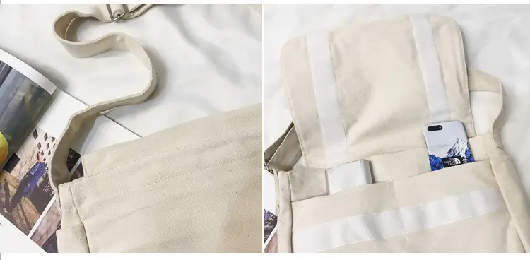 Black Canvas Satchel Bag for Men — feature 85