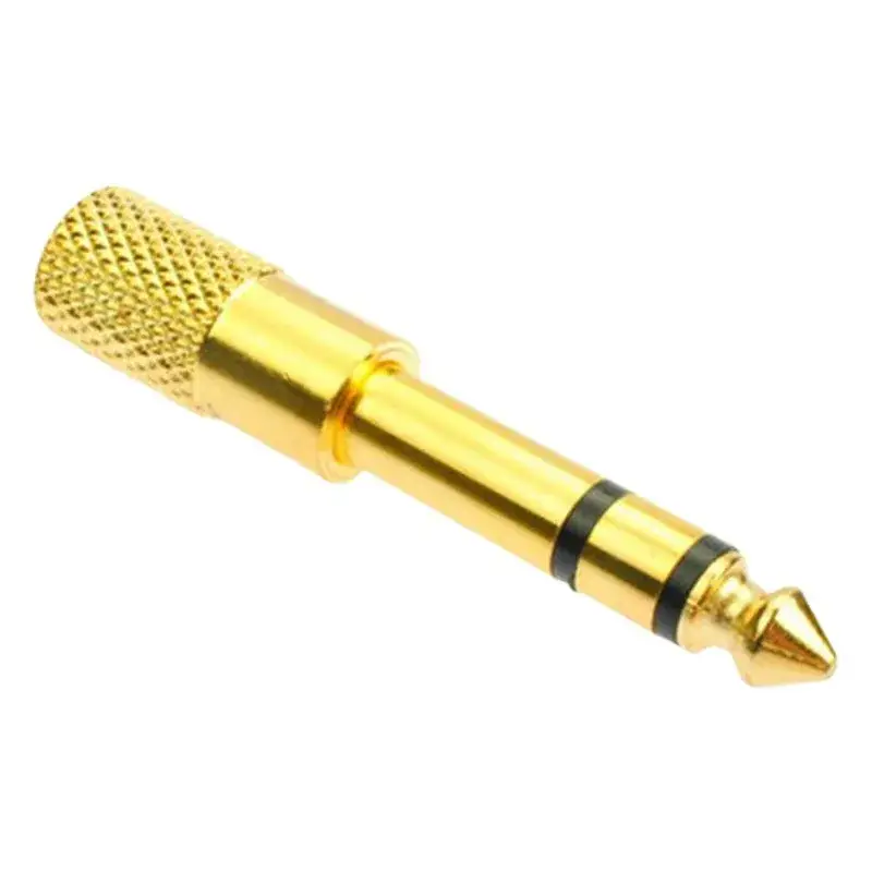 Gold 6.5mm to 3.5mm Audio Adapter for Piano & Earphones