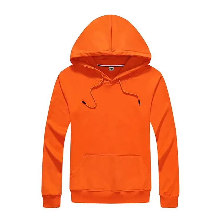 Men Grey Full Zip Hoodie Cotton Hooded Sweatshirt - Image 11