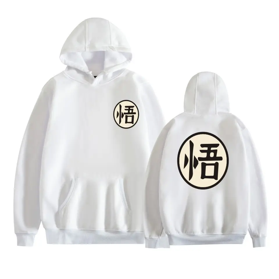Red Hooded Sweatshirt Dragon Ball Monkey King Roshi Fairy Large Men - Image 2