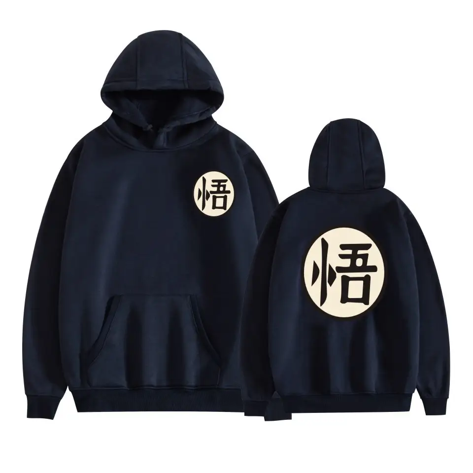 Red Hooded Sweatshirt Dragon Ball Monkey King Roshi Fairy Large Men - Image 4