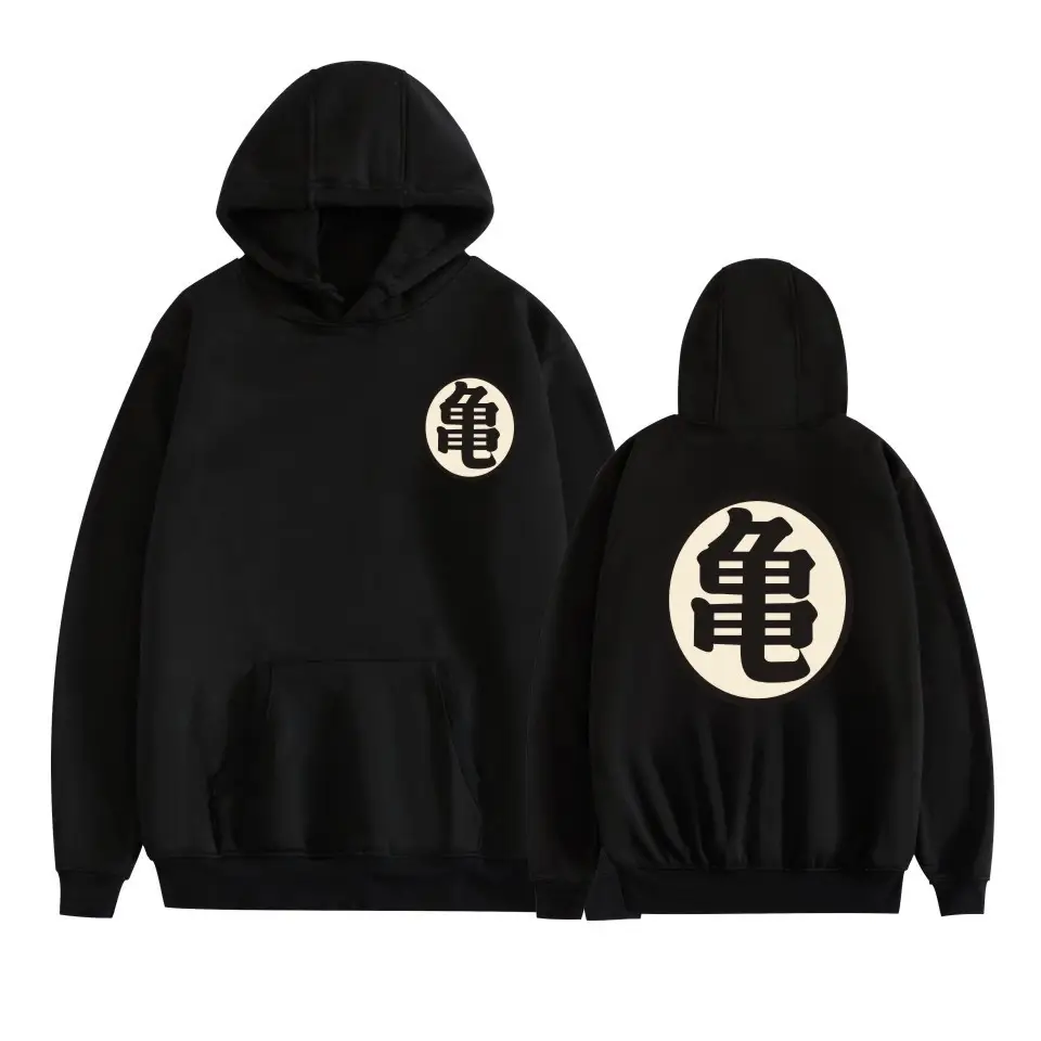 Red Hooded Sweatshirt Dragon Ball Monkey King Roshi Fairy Large Men - Image 7