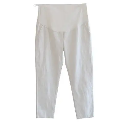 Maternity Pants 2025 Cotton Linen Large Casual - Image 4