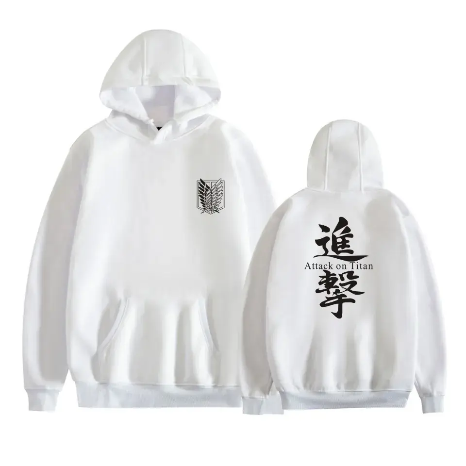 White Hooded Sweatshirt with Golden Embroidery - Image 8