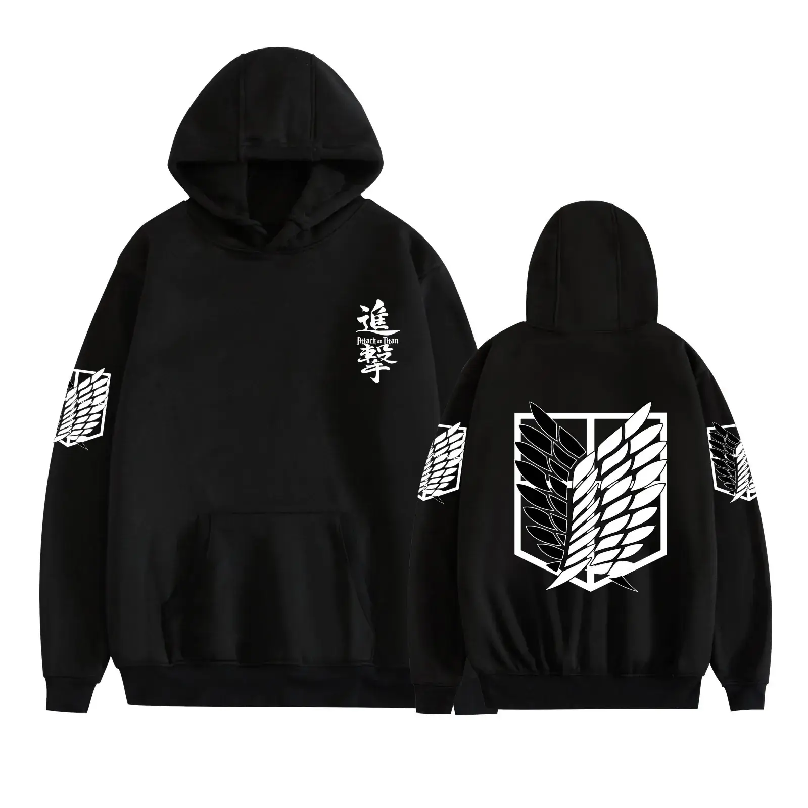 White Hooded Sweatshirt with Golden Embroidery - Image 13