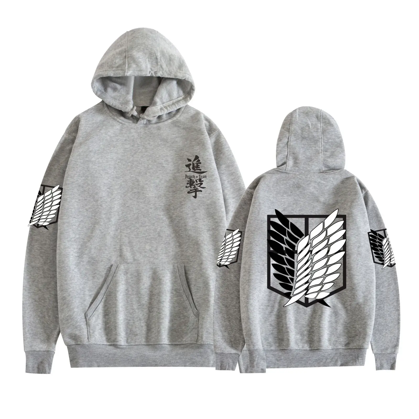 White Hooded Sweatshirt with Golden Embroidery - Image 15