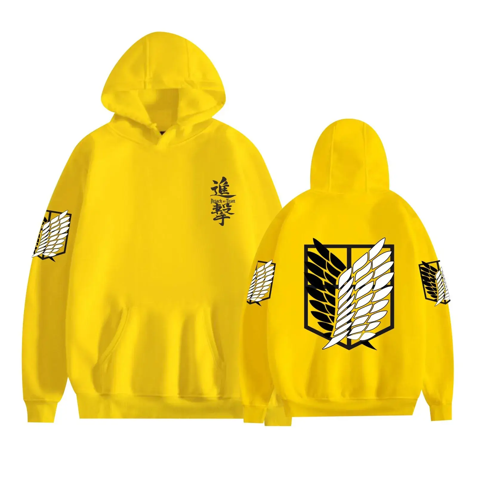 White Hooded Sweatshirt with Golden Embroidery - Image 18