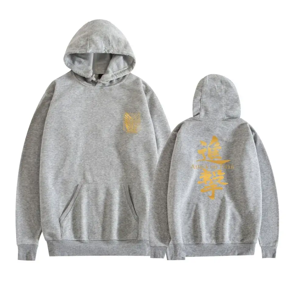 White Hooded Sweatshirt with Golden Embroidery - Image 3
