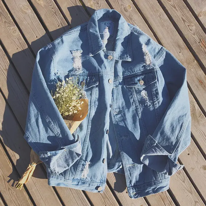Korean Style Men's Denim Coat Spring 2020 - Image 7