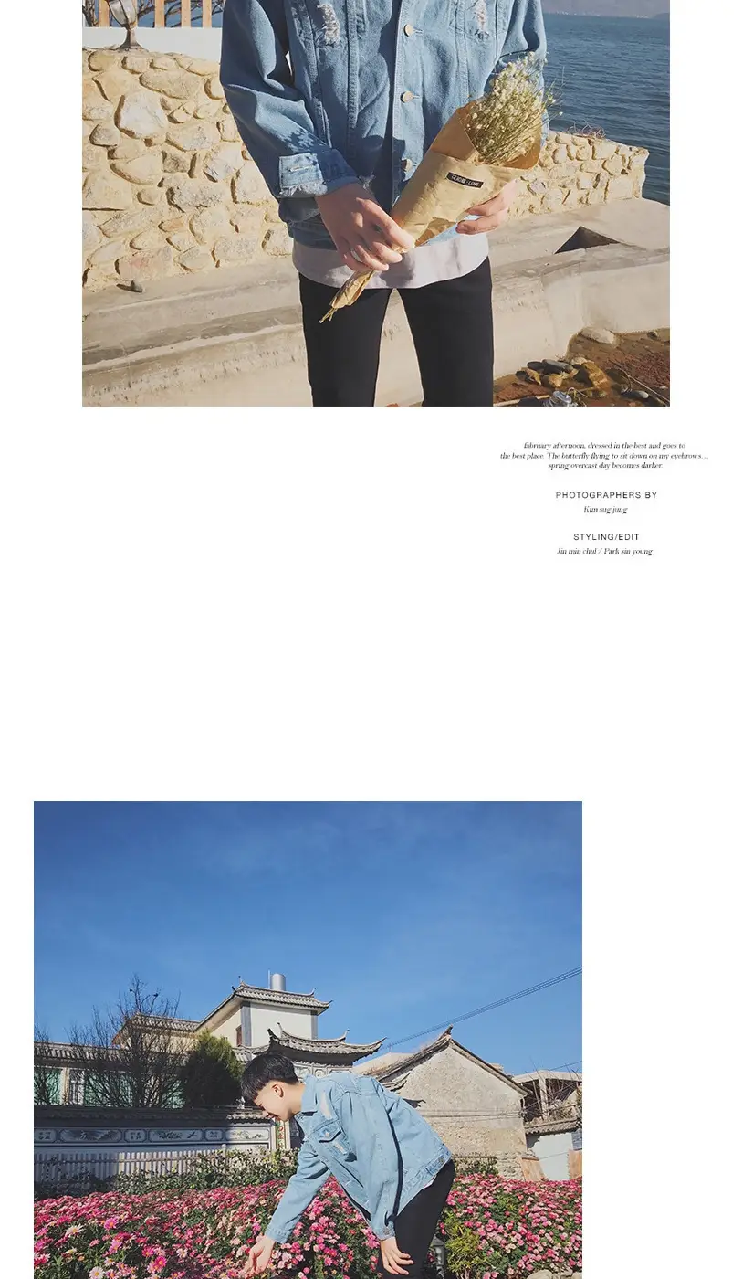 Korean Style Men's Denim Coat Spring 2020 — feature 8