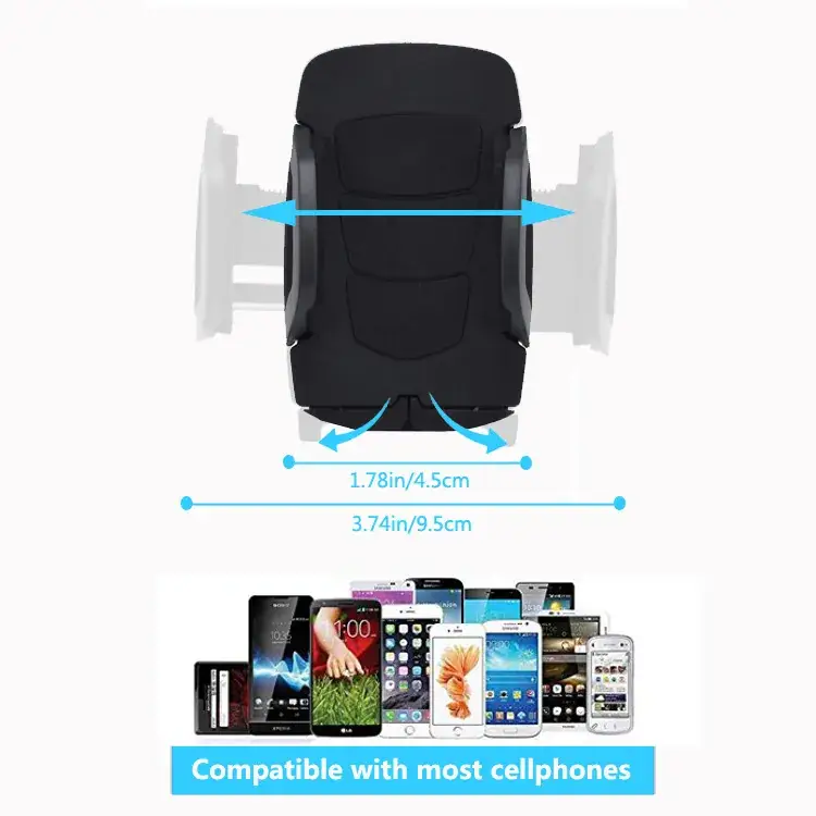 Crossbody Car Phone Holder with Adjustable Strap