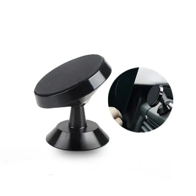 Magnetic Phone Mount for Cars Black Aluminum - Image 12